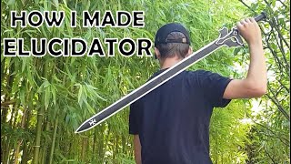 Make the SWORD of KIRITO in WOOD – Sword Art Online [upl. by Reitrac63]