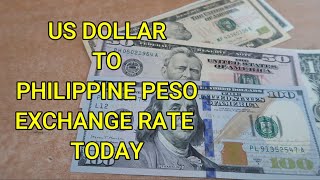 US Dollar to Philippine Peso  Dollar to Philippine Peso Rate Today  Dollar Peso Exchange Rate [upl. by Dorlisa920]