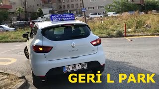 DİREKSİYON SINAVINDA GERİ L PARK NASIL YAPILIR [upl. by Angelis]