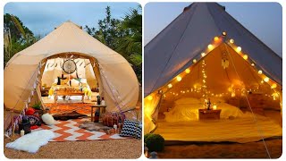 Outdoor Glamping Tent Setup Ideas That Will Elevate Your Camping Game [upl. by Yriek75]