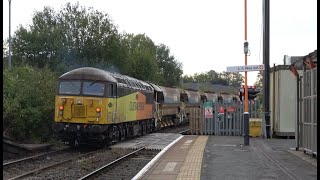 70809 amp 56302  6C30  Cradley Heath  29th September 2024 [upl. by Eilyah]