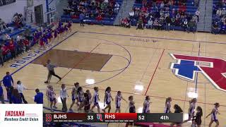 Roncalli VS Brebeuf Jesuit  Girls Basketball [upl. by Baptist159]