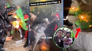 OBlock Steppers Burn 4kt Green Flags After NBA Youngboy Dissed OBlock And King Von [upl. by Ybreh856]