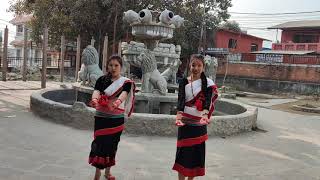 Sirsaya Hegu Sabita Malakar  Cover Dance  Newari Maicha [upl. by Wiggins]