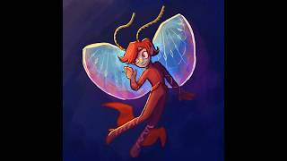 Earwig fairy art characterdesign digitalart [upl. by Ainadi928]