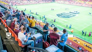 Suncorp Stadium Corporate Box for State of Origin Brisbane [upl. by Ymmor]