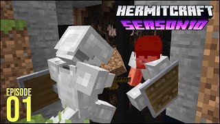 Teaching My Best Friend To Hermitcraft  Hermitcraft 10  Ep 01 [upl. by Deacon]