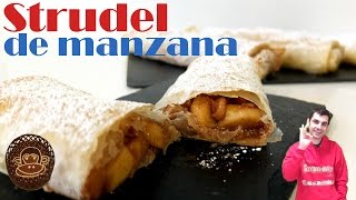 STRUDEL de MANZANA 😍🍏😋  TARTA TORTA O PASTEL ALEMÁN de MANZANA  apfelstrudel  Receta  194 [upl. by Wang857]