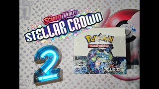 Opening a Booster Box of Pokemon Stellar Crown Part 2 [upl. by Lamrej]