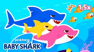 Can You Dance to the FASTER Baby Shark  Compilation  Baby Shark Remix  Baby Shark Official [upl. by Mcnutt]