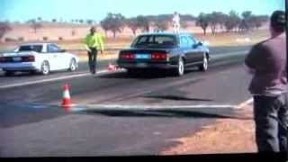 GZG50 V12 Toyota Century SICK BURNOUT vs SW11 MR2 Toyota Nationals 2007 [upl. by Ydroj398]