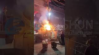 Mesmerizing Steelmaking Process Live Molten Metal Refining in Action [upl. by Ranice]