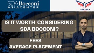 SDA BOCCONI Is it worth joining SDA BOCCONI for MBA SDA BOCCONI fees placement record [upl. by Nellaf484]