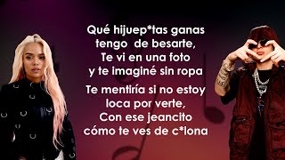 KAROL G Peso Pluma  QLONA LetraLyrics [upl. by Yesrej]