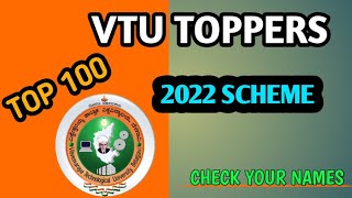 VTU TOPPERS 2022 SCHEME 🔥🔥 [upl. by Neile]