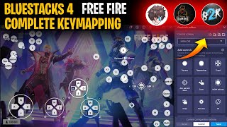 Bluestacks 4 Free Fire Key Mapping 2021  Free Fire Me Keyboard Control Settings Kaise Kare [upl. by Eejan]