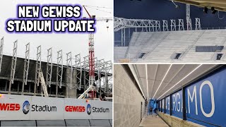 AMAZING New Gewiss Stadium Construction Update New Curva Sud Morosini Exterior Corners Stand [upl. by Namsu]