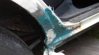 How to repair a large rusted out area on your vehicle [upl. by Idnis]