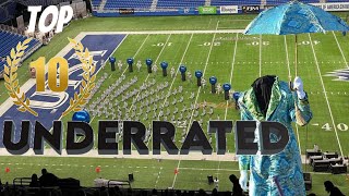 2021 Top 10 Most UNDERRATED High School Marching Bands of the year [upl. by Currey527]