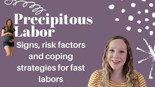 Precipitous Labor   Laboring for 3 hours or less [upl. by Suiratnod]