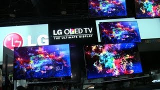 CES 2013 LG OLED televisions  Consumer Reports [upl. by Hcnarb]