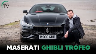 Maserati Ghibli Trofeo  First Drive 2022 [upl. by Dante]