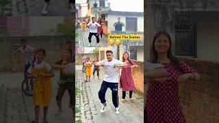 Billi Na Dance kia 🤣🤣  Behind The Scenes comedyvideo viral funny [upl. by Akelam550]