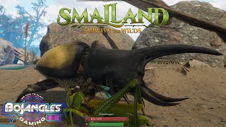 Fighting the Rhino Beetle  Glider Wings  Smalland Survive the Wilds  Episode 6 [upl. by Aihsatan913]