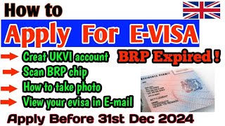 How To Apply EVISA  BRP EXPIRED Complete Process [upl. by Notwen903]