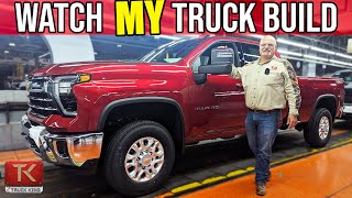 I Got to Watch Them Build MY New Chevy 3500 HD at Flint Assembly [upl. by Enirolf]