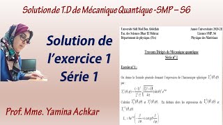 solution exercice1 série1 SMPS6  Harmoniques sphériques [upl. by Gnot552]