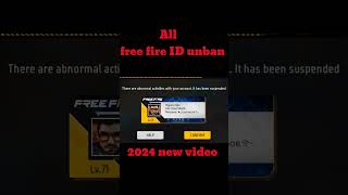 Free fire ID unban kaise kare how to recover free fire account  ff Id unban kaise kare  short [upl. by Truscott]