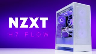 Airflow improved The NZXT H7 Flow Build [upl. by Agnella]