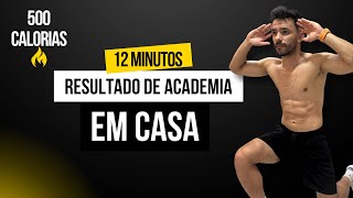 Treino HIIT de 12 Minutos para Perder BARRIGA em Casa  Sem Equipamentos [upl. by Joni78]