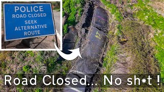 B4069 Lyneham Banks  CLOSED for over TWO YEARS The road might have collapsed [upl. by Eran]