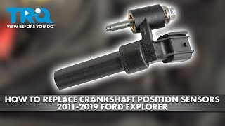 How to Replace Crankshaft Position Sensor 20112019 Ford Explorer [upl. by Labors]