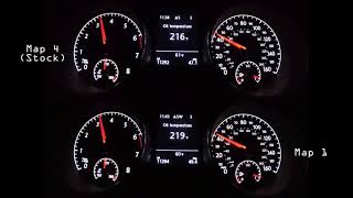 VW Golf Sportwagen 18T 4Motion DSG Stock vs JB4 Map 1 3rd Gear Log [upl. by Dyrrej]