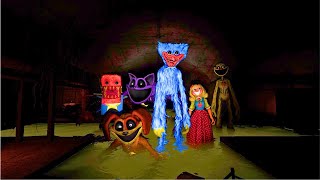 SMILING MONSTERS FROM Poppy Playtime 3 Attack Fight with HUGGY WAGGYGARRYS MOD [upl. by Darum261]