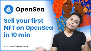 Complete OpenSea Tutorial to Sell your first NFT in Hindi  Stephen SIMON [upl. by Keg]