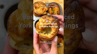 EP4 Spiced Rosemary Yorkshire Puddings yorkshirepudding christmasfood christmasrecipe christmas [upl. by Aryamo]