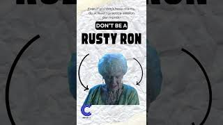 Dont be a rusty RON Always practice at least once a month to keep your skills sha [upl. by Lunna]