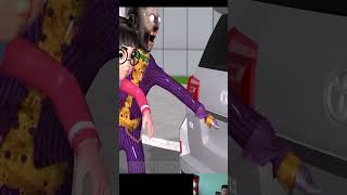 Funny Short  Miss T vs Granny Joker Join Squid Game Rescue Kidnapped Baby shorts [upl. by Orapma]