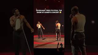 Kevin Hart tries to steal the show at Ushers concert💀😭 usher kevinhart rnb singer pop [upl. by Eibbor441]