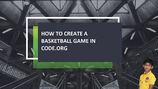 How to create a basketball game in codeorg [upl. by Benenson373]