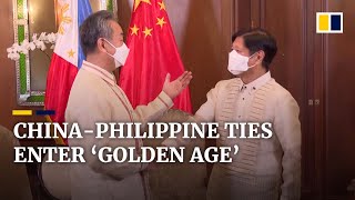 China and Philippines enter ‘golden age’ of bilateral relations after Marcos Jnr meeting [upl. by Ramgad]