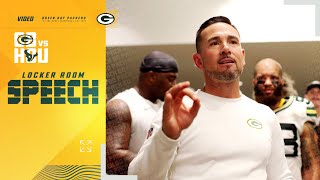 Packers locker room reacts after 2422 victory over Texans [upl. by Tinya762]