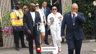 Pink attends Wimbledon Final 2024 ft Jenna Coleman Anya Taylor Joy Laura Haddock Kristen Dunst [upl. by Lorou]