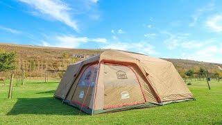 CAMP MASTER FAMILY CABIN 820 TENT REVIEW  South African Camping [upl. by Loomis]