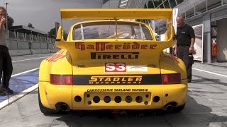 1993 Porsche 964 38 Carrera RSR Amazing Sound On Track [upl. by Legra]