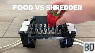 Grinding Food With A Lego Shredder [upl. by Esinyl]